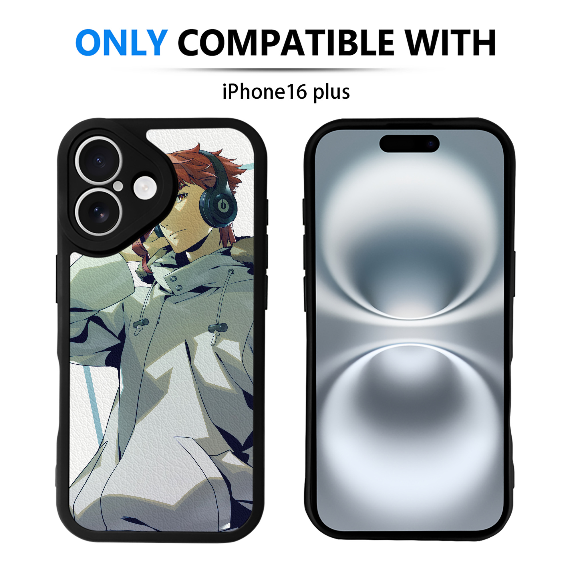 （画像用） ジョジョの奇妙な冒険 JoJo's Bizarre Adventure 【iPhone 16シリーズ対応】シリコンスマホケース（レザー調） 材質：シリコン